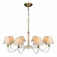 Подвесная люстра iLamp Amber YT2043-8 GD+Cear