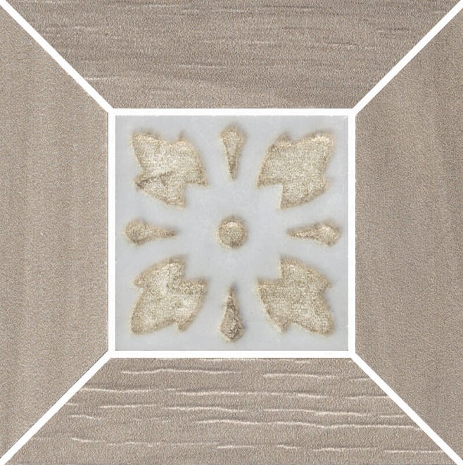 Вставка Kerama Marazzi Слим Вуд наборный ID81 9,6х9,6