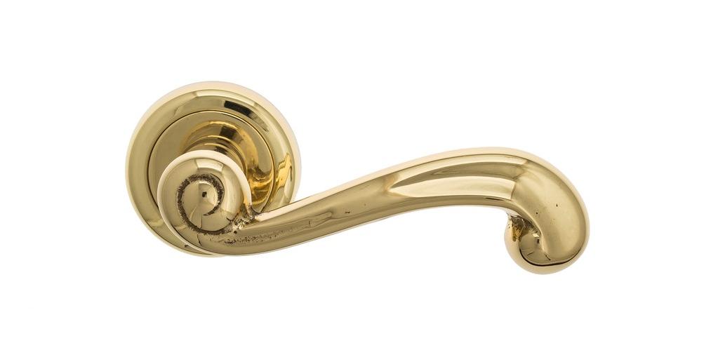 Ручка дверная межкомнатная Venezia Carnevale D1 полированная латунь