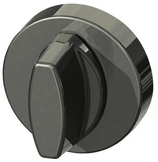 Завертка дверная сантехническая Armadillo Urban WC-BOLT BK6/URB BPVD-77 никель вороненый