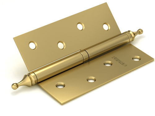 Петля съемная Fuaro 410/BL-4 100x75x2,5 SB left (мат. золото) левая