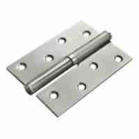 Комплект 10 шт. - Петля дверная разъёмная стальная левая Morelli MSD 100X70X2.5 SN L никель