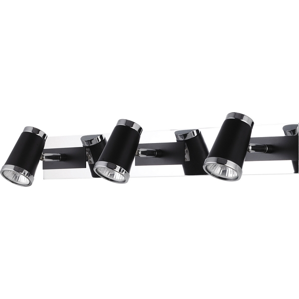 Спот N-Light 6205B/3GU10 chrome + black
