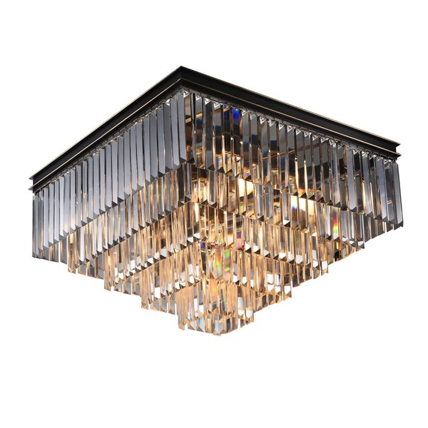 Люстра потолочная Newport 31100 31112/PL black+gold