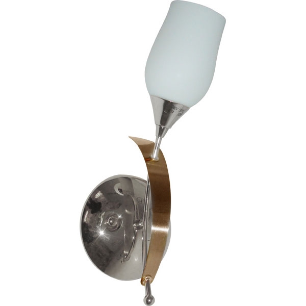 Бра N-Light BX-0808/1B матовый хром+французское золото