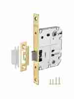 Замок межкомнатный дверной под фиксатор Punto L72-50 SG Мат. золото