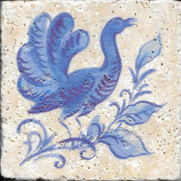 Плитка керамическая Stone4Home Provance Гжель Provance Г 6 декор 10х10