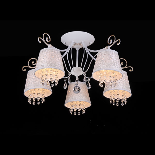 Люстра потолочная Natali Kovaltseva 10854/5C GOLD IVORY