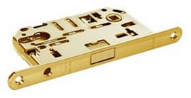 Замок дверной межкомнатный под цилиндр Morelli M1885 PG золото магнитный