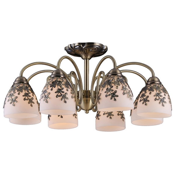 Потолочная люстра Natali Kovaltseva Salamanca Salamanca 75040-8C ANTIQUE