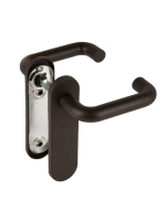 Ручка Fuaro (Фуаро) дверная FP.DH172.0433 W/CYL HOLE NE (9x140) без отверстий под ЦМ BL-24 черный