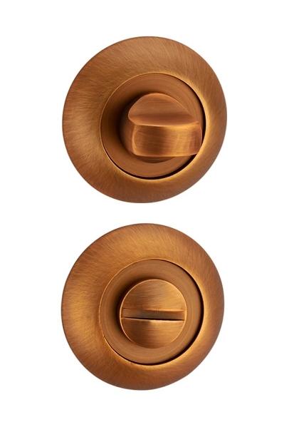 Завертка дверная сантехническая Punto BK6 TL CF-17 кофе