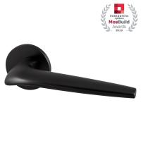 Комплект на 3 двери - Ручка дверная межкомнатная Armadillo TWIN URS BL-26 черный