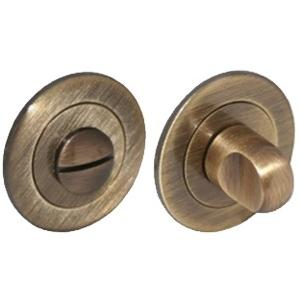 Завертка дверная сантехническая Morelli Luxury Diamond LUX-WC CAFFE