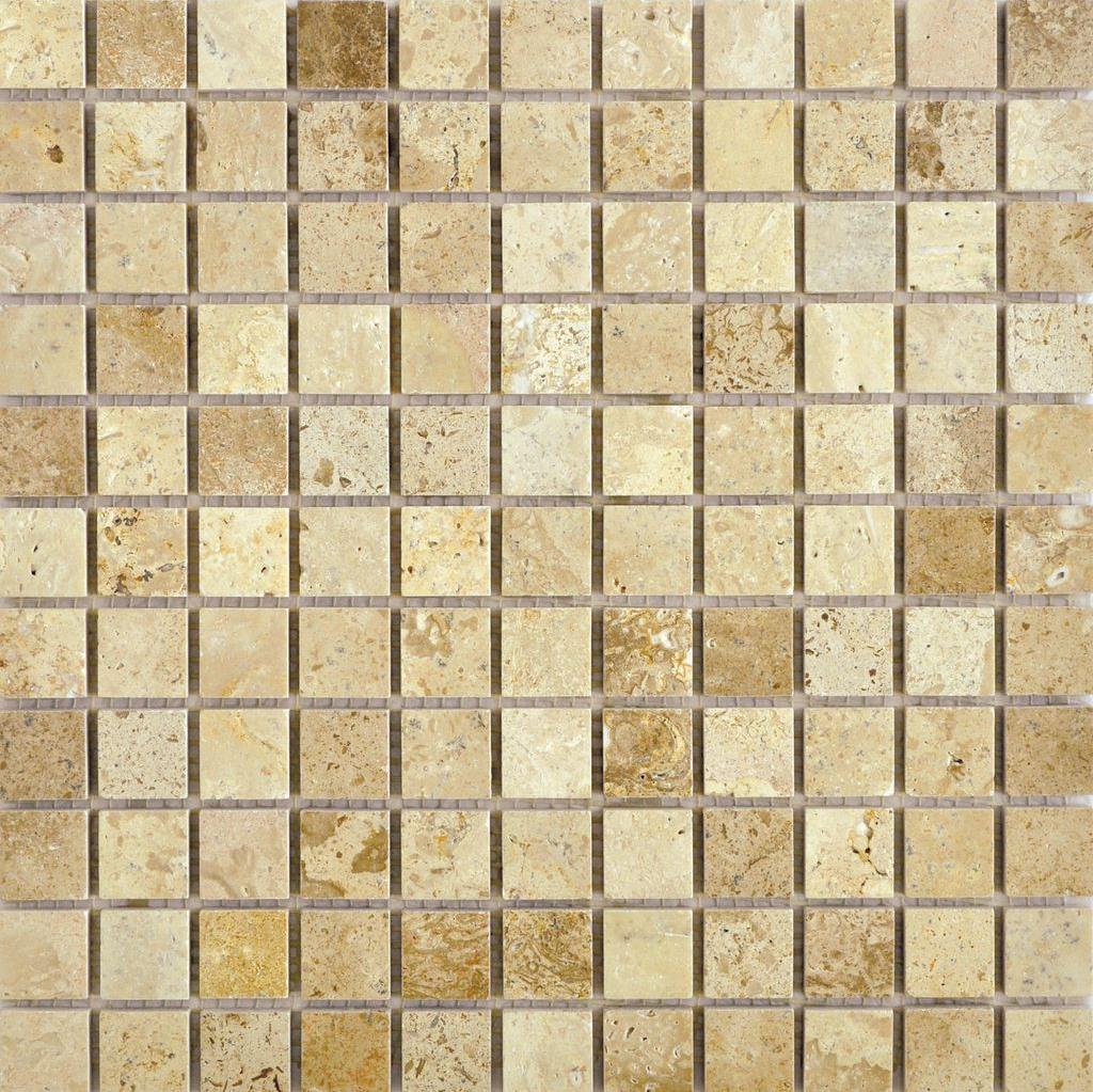 Мозаика Q-Stones из камня QS-008-25P/10 30,5х30,5