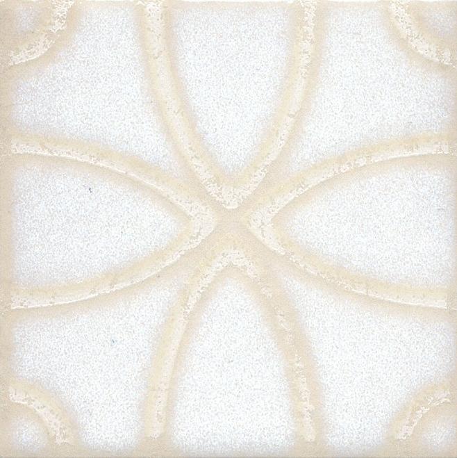 Плитка керамическая Kerama Marazzi Амальфи орнамент белый STG\B405\1266 вставка 9,9х9,9