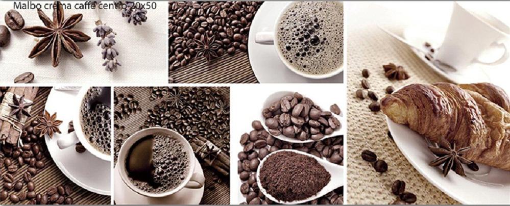 Плитка керамическая Cerrol Malbo Crema Caffe Centro декор 50х20
