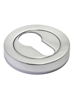 Накладка на замок Morelli Luxury LUX-KH-R2 CRO круглая под евроцилиндр, цвет хром