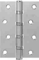 Комплект 2 шт. - Петля дверная универсальная стальная Punto 4B 100х70х2.5 CP хром