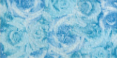 Декор LB-CERAMICS Фьюжн голубой 1641-0023 20х40