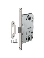 Защелка Ajax (Аякс) врезная PLASTLP96WC-50/IND SN мат.никель (кратно коробке 30 шт)