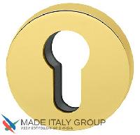 Накладка под цилиндр на круглом основании COLOMBO CD43GB-OL полированная латунь (2 шт)