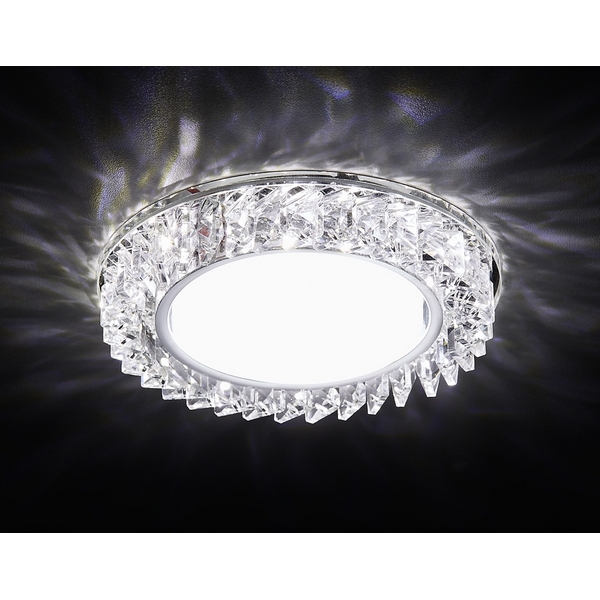 Светильник точечный Ambrella Gx53+led G255 CH