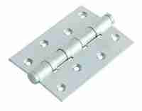 Комплект 2 шт. - Петля дверная универсальная латунная Morelli MBU 100X70X3-4BB SN никель