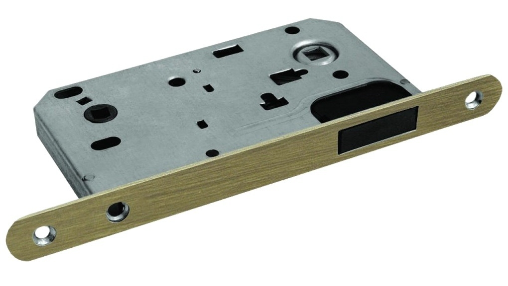 Замок дверной межкомнатный сантехнический Morelli MM 2090 AB бронза магнитный