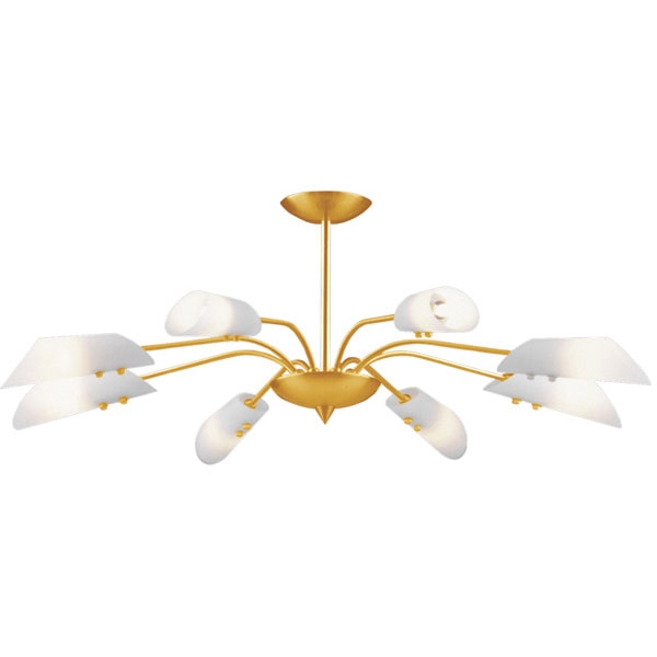 Потолочная люстра N-Light PX-0032 PX-0032/8A satin gold