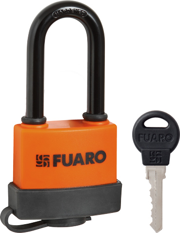 Замок навесной Fuaro PL-3650 LS (50 мм) 3 англ. кл. (удлиненная дужка)