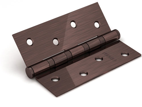 Петля универсальная Fuaro 4BB/BL 100x75x2,5 АС (медь) БЛИСТЕР