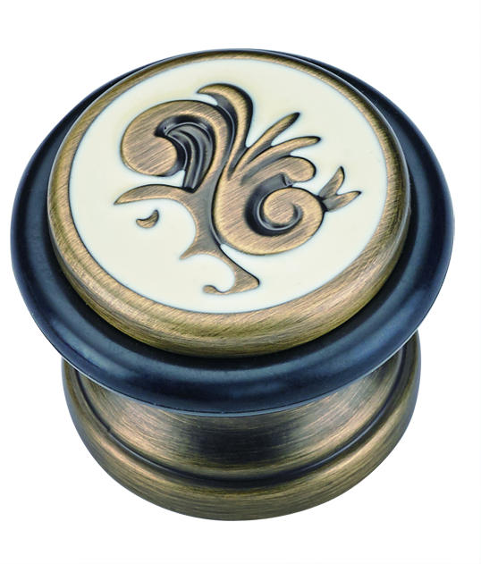 Ограничитель для двери напольный Archie Genesis G017 ANT.COFFEE античный кофе