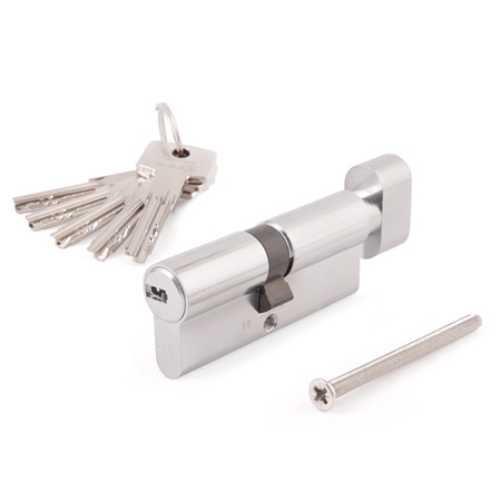 Цилиндр для замка ключ / ключ ABUS KD6N Z45/K45KD W/5 LONG KEY никель