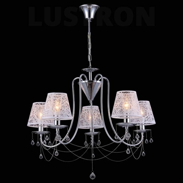 Люстра подвесная Natali Kovaltseva FERRARA 11419/5C CHROME