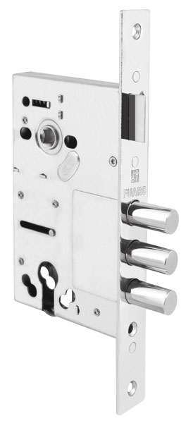 Корпус врезного замка c защёлкой Fuaro V10/C-60.85.3R14