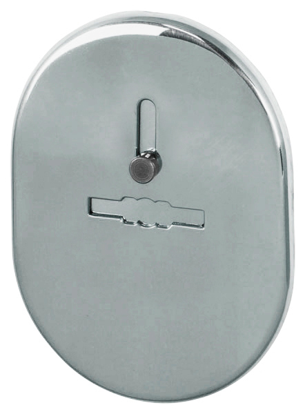 Декоративная накладка Fuaro ESC 476 СP хром на сувальдный замок с шторкой