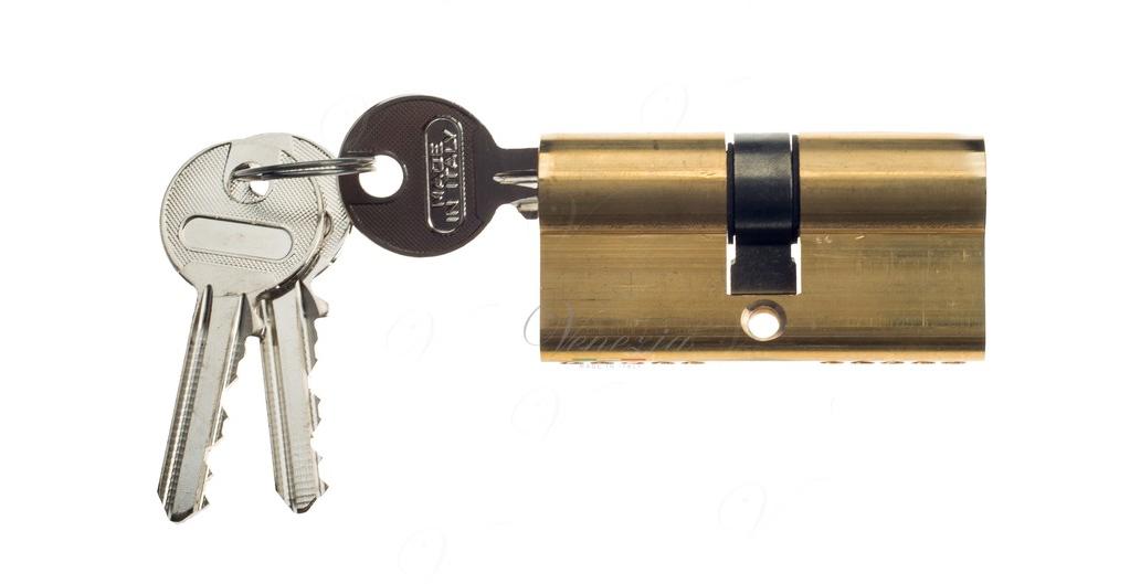 Цилиндр для замка Venezia 30/10/30 пол.латунь ключ/ключ