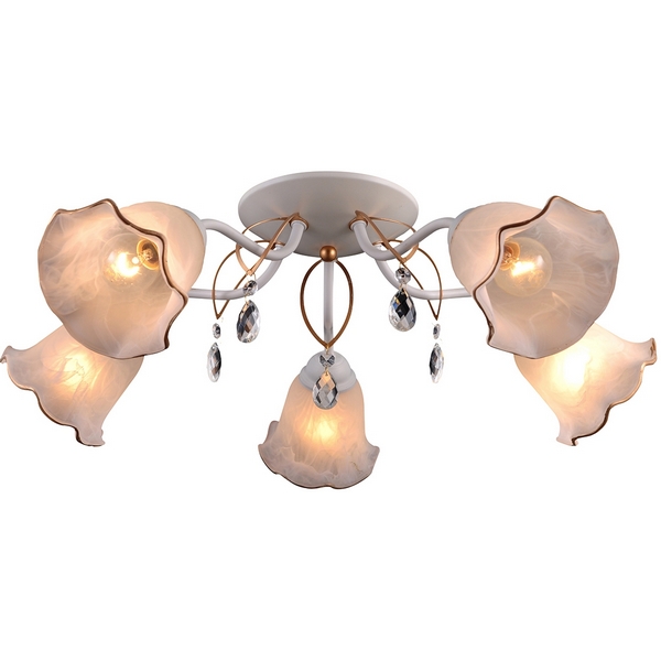 Потолочная люстра Natali Kovaltseva 75111 75111-5C WHITE