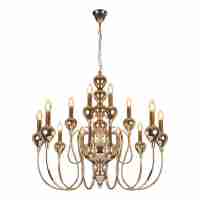 Подвесная люстра iLamp Lady 88003-8+4 GD