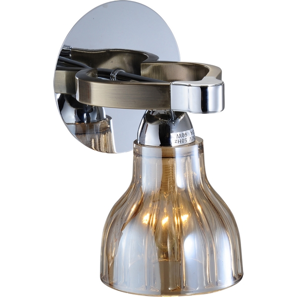 Бра N-Light 411-01-51CAB chrome + antique brass