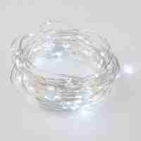 Светодиодная гирлянда Uniel Роса белый ULD-S1000-100/SCB/3AA White IP20 Dew UL-00007186