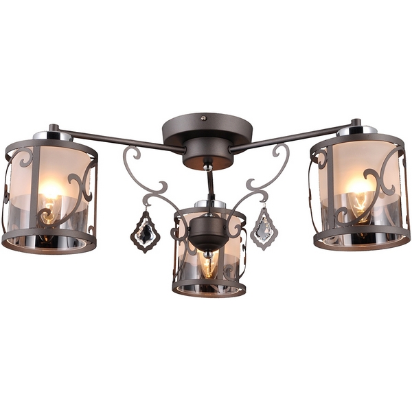 Потолочная люстра Natali Kovaltseva Fiord FIORD 75120/3C ANTIQUE GRAY