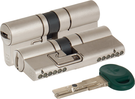 Цилиндровый механизм Mottura C31D464601C5 (92 мм/41+10+41), мат.никель