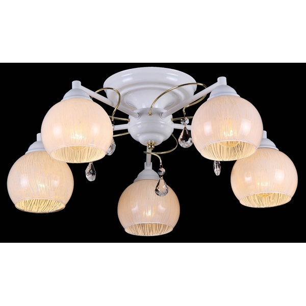 Потолочная люстра Natali Kovaltseva 11406 11406/5С WHITE GOLD