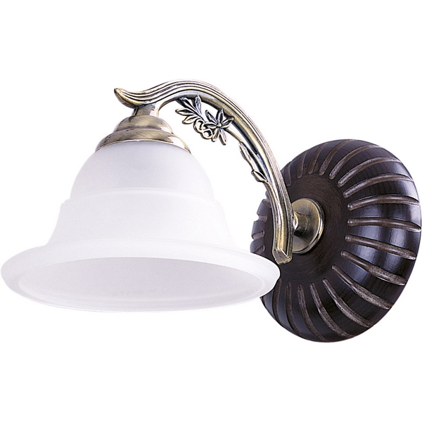 Бра N-Light 837-01-01 красное дерево+бронза