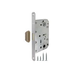 Замок дверной межкомнатный сантехнический магнитный Fuaro MAGNET M96WC-50 CP хром