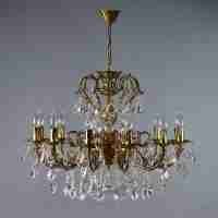 Подвесная люстра Ambiente Alicante 8888/12 AB New Leaf