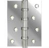 Петля дверная универсальная стальная Adden Bau 100X70X2.5 4BB Polish Chrome хром