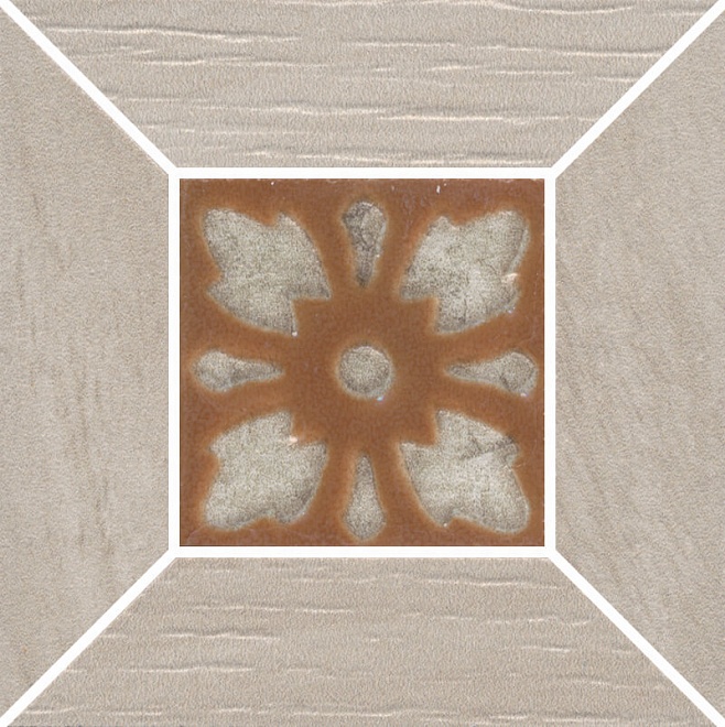 Вставка Kerama Marazzi Слим Вуд наборный ID80 9,6х9,6
